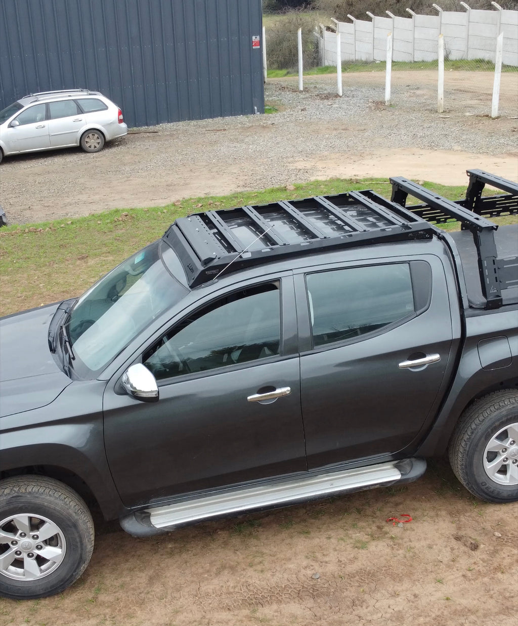 Rack de techo L200 con Barra led